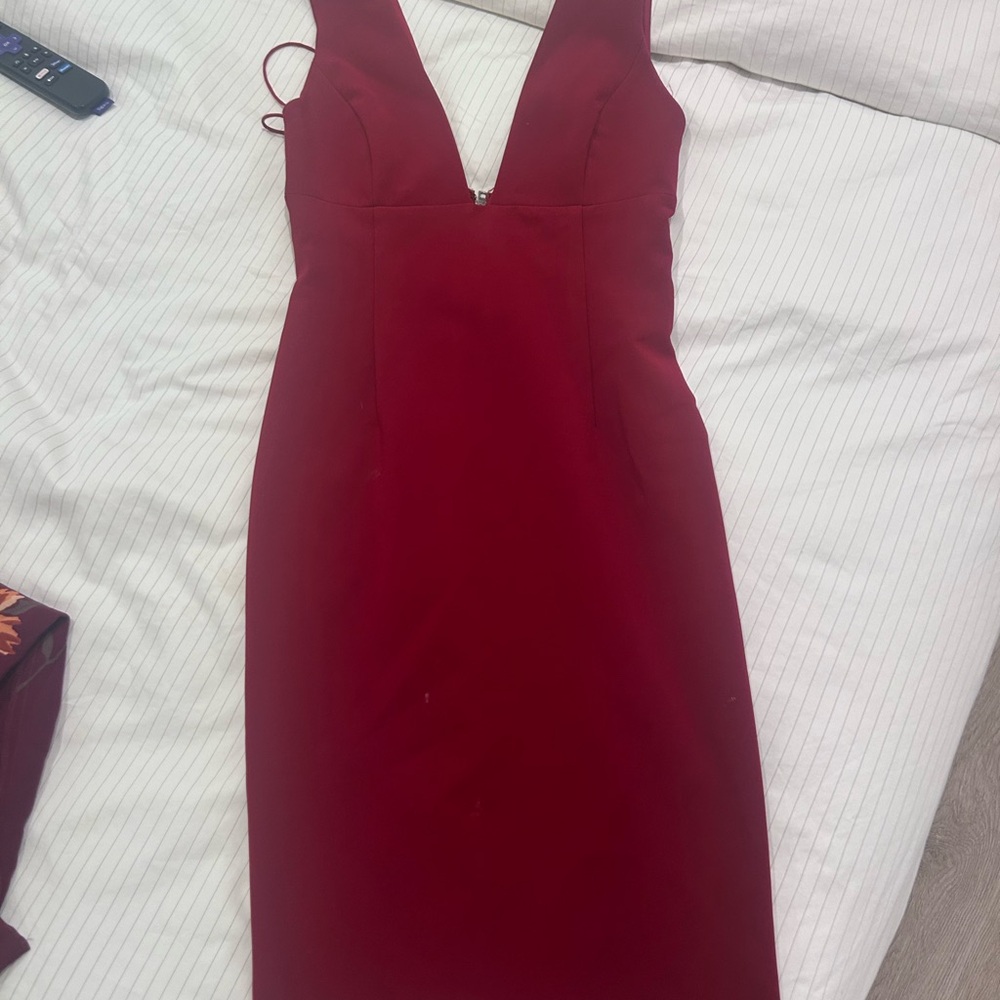 Alice + Olivia Red Dress